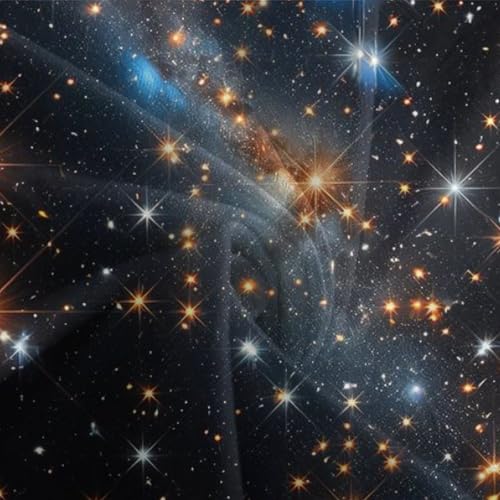 Housse de couette galaxies microfibre super douce et respirante 3D - 7