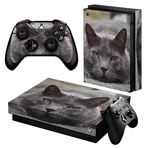 igsticker Xbox One X ��p �X�L���V�[�� ���ʁE�V�ʁE��ʁE�R���g���[���[ �S�ʃZ�b�g �G�b�N�X�{�b�N�X �V�[�� �ی� �t�B���� �X�e�b�J�[ 002650