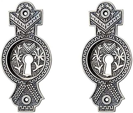 Adonai Hardware Nezib Brass Decorative Flush Pull (Supplied as 2 Pieces per Pack)