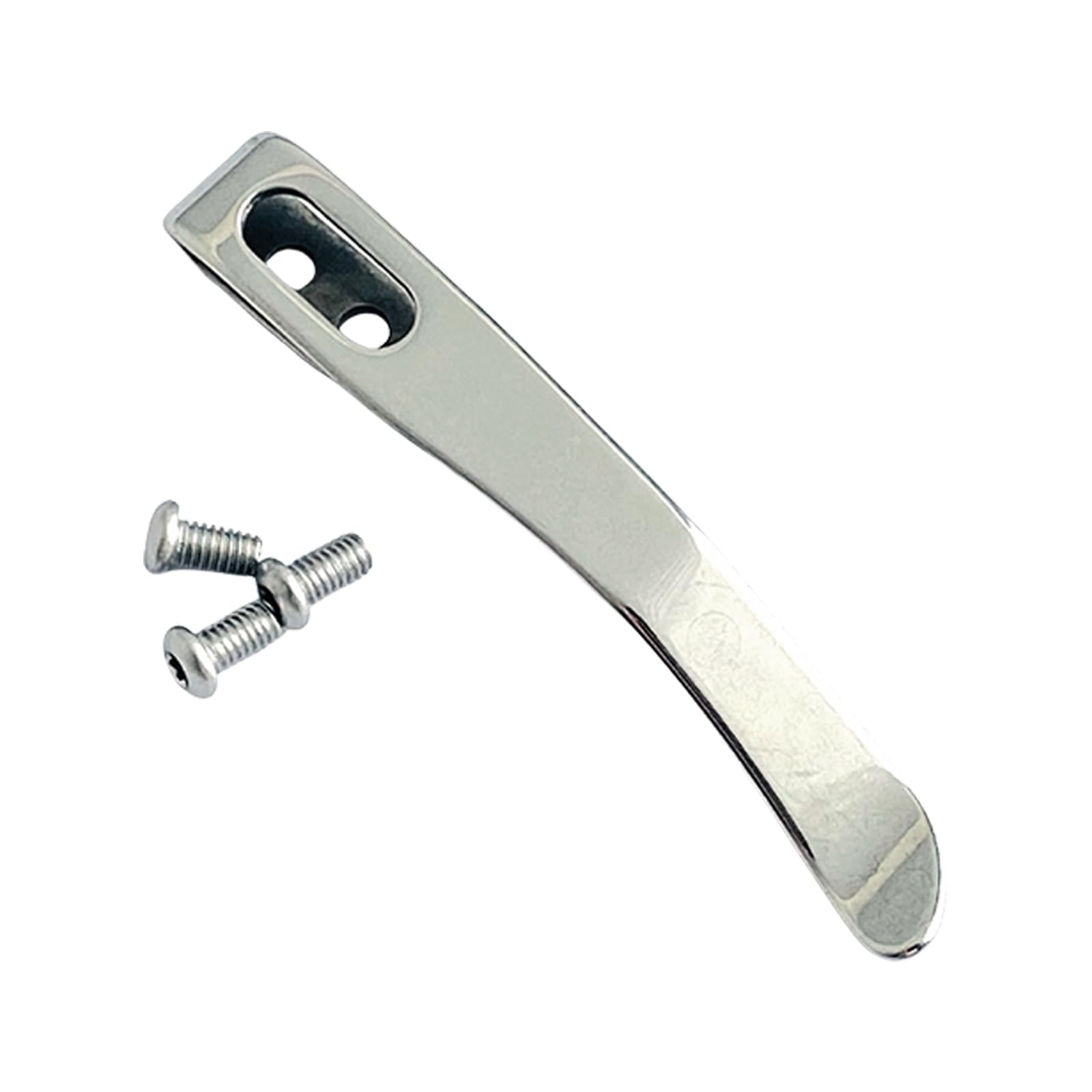 Woedpez White 5 Reinforced 420Ss Folding Cutter Clip Corrosion-Resistant Multi-Tool Holder For Assemblies Craft Pockets Clip