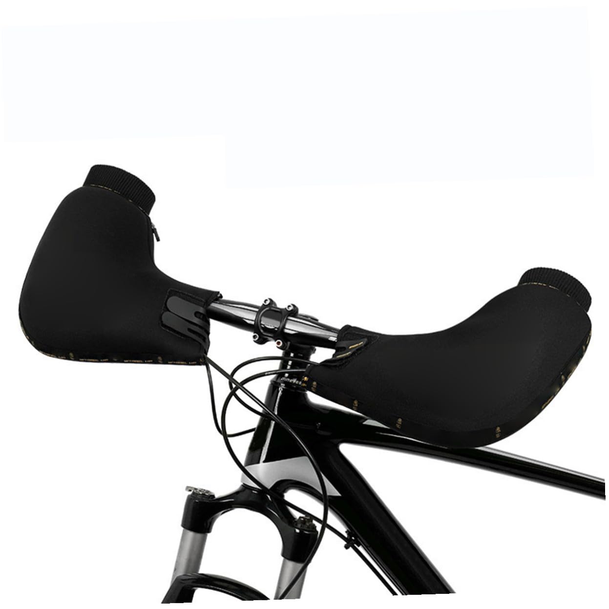 Alasum 1 Paar Winter Fahrradlenkerhandschuhe aus Neopren und Baumwolle Winddicht und Kältefest Geeignet für Mountainbikes und Scooter im Kalten Winter