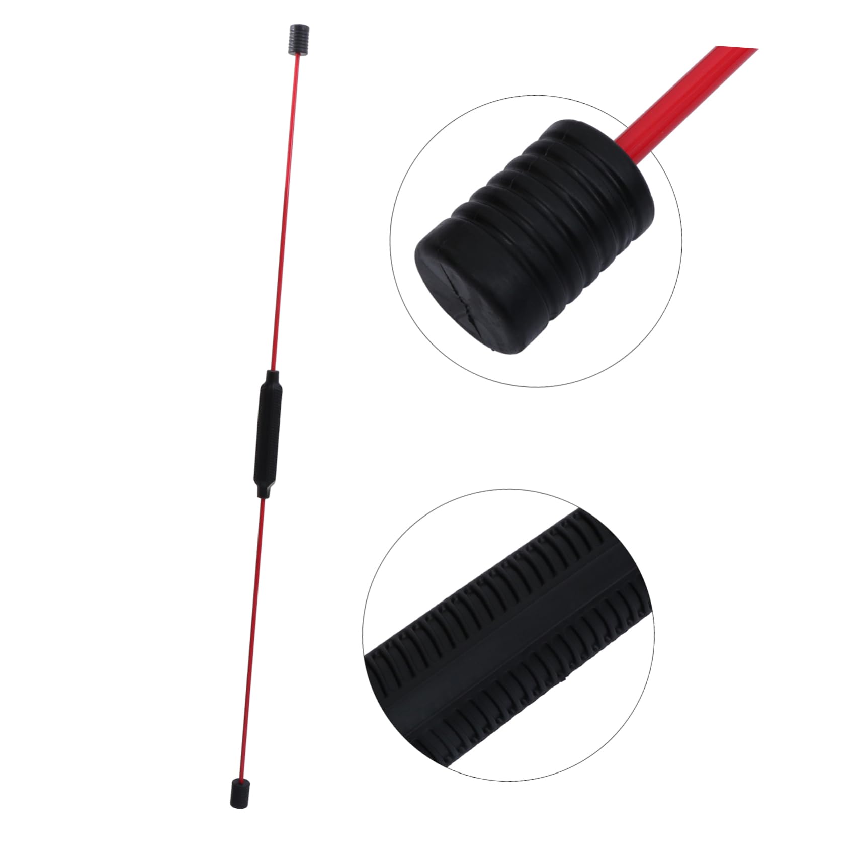 NAMOARLY Ergonomic Handle Comfortable Grip Vibration Fitness Bar Workout Vibration Stick Household Elastic Rod Bar