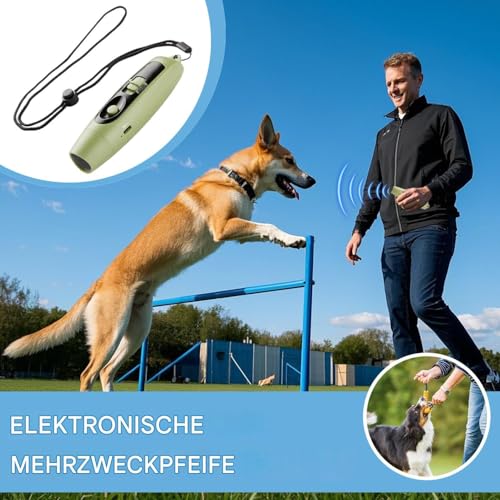 Sifflet electronique rechargeable USB et reglable avec eclairage LED pour sport - 3