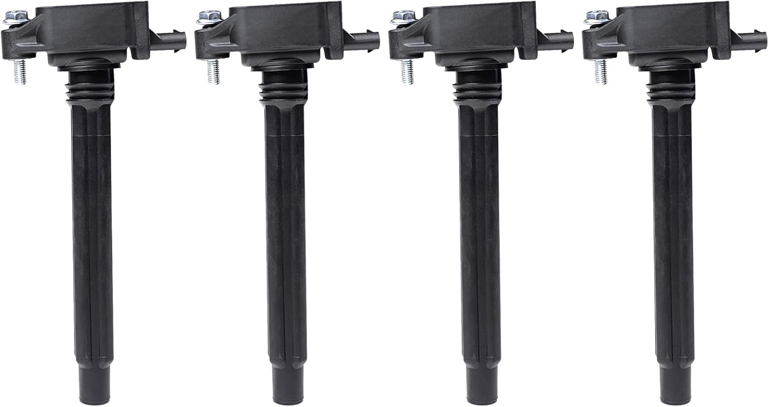 UF751 Ignition Coil Pack of 4 Fit for Jeep Cherokee, Compass, Renegade, Ram ProMaster City, Dodge Dart, Chrysler 200-2.4L Engine - Replaces UF-751, 68242286AA, 68242286AB