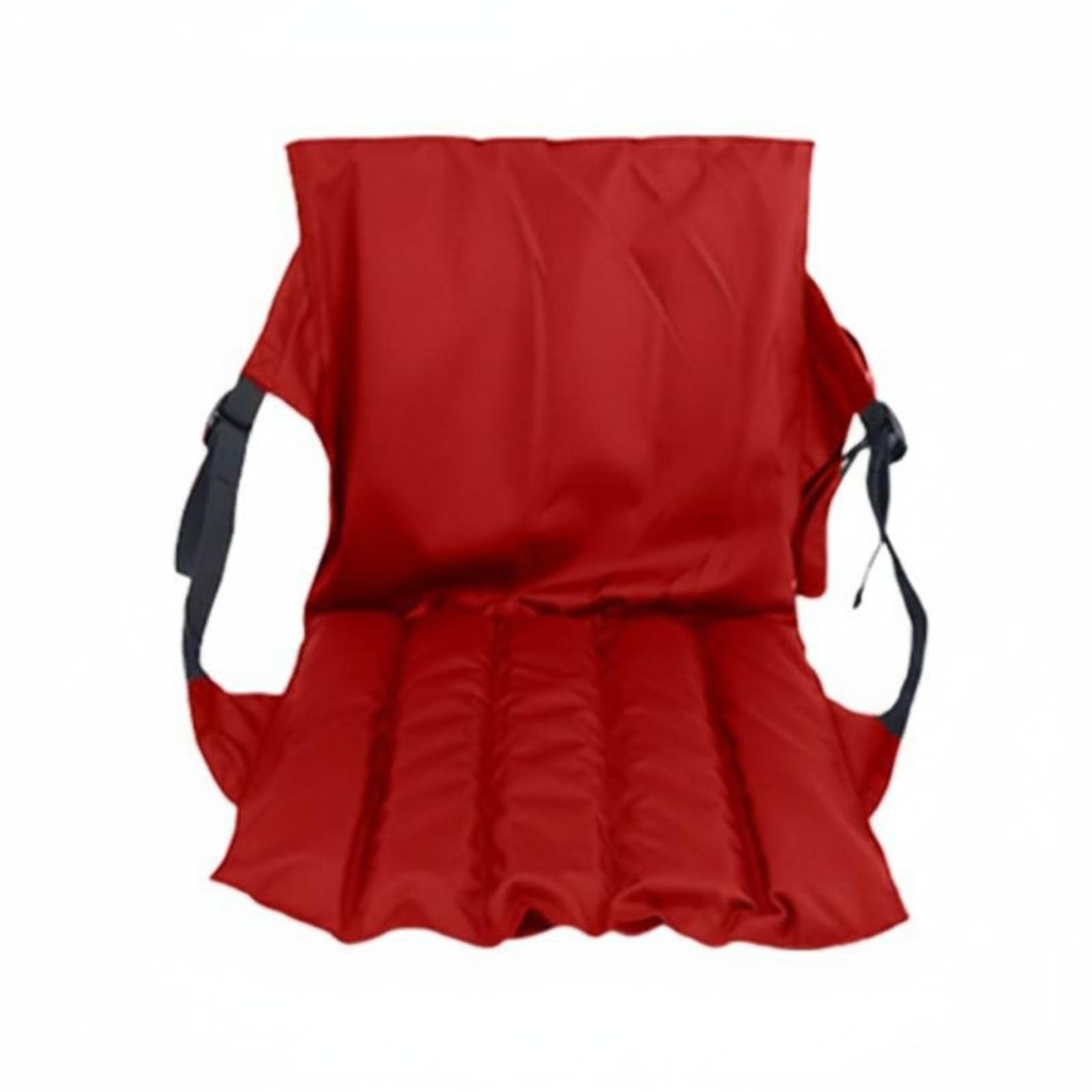 Respaldo para Kayak Asiento Cojín Soporte Lumbar Respaldo Acolchado con Malla Elástica y Correas de Ajuste Adecuado para Kayak Rafting Surf Costeras Turismo Náutico, Rojo