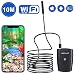 DBPOWER 2MP HD WiFi Endoscope 6 Adjustable Led IP67 Waterproof Borescope Inspection Snake Camera for Android, iPhone, iPad, Samsung&Tablet (10M/32.8ft)