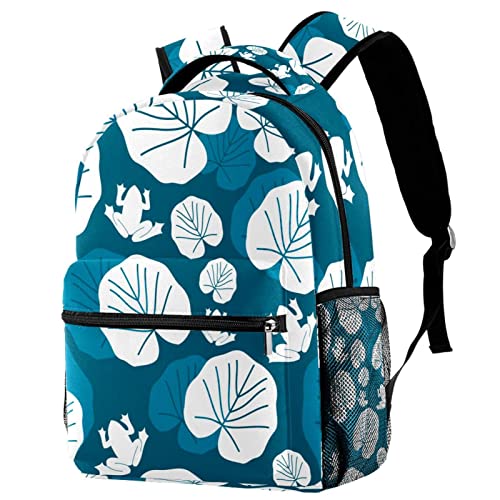 Sac à dos de voyage Leisure Campus avec porte-bouteille motif pois taille moyenne