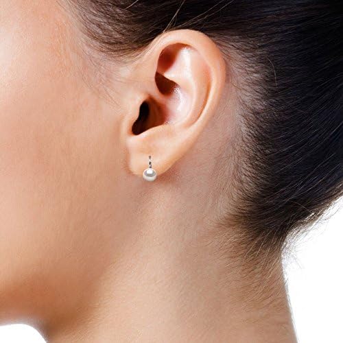 Boucles D'oreilles En Or 18 Carats Avec Perles Akoya Qualité A - Neuf Avec étiquettes, Clous