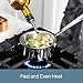 All-Clad D3 3-Ply Stainless Steel Butter Warmer 0.5 Quart Induction Oven Broiler Safe 600F Pots and Pans, Cookware, Sauce Pan Silver, 1/2-Quart