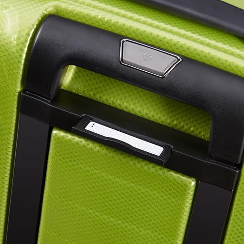Image of Samsonite Proxis Global Carry-On Hardside Luggage with Dual Spinner Wheels, Airline Approved - Innovative Roxkin Lightweight Shell With Ultimate Durability- TSA Lock, Telescopic Handle - Lime