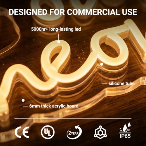 Image of Custom Neon Sign for Business, Custom Led Signs for Beauty, Nail Salon, Barber Shop- Personalized Led Neon Sign for Wall Decor to Elevate Your Branding