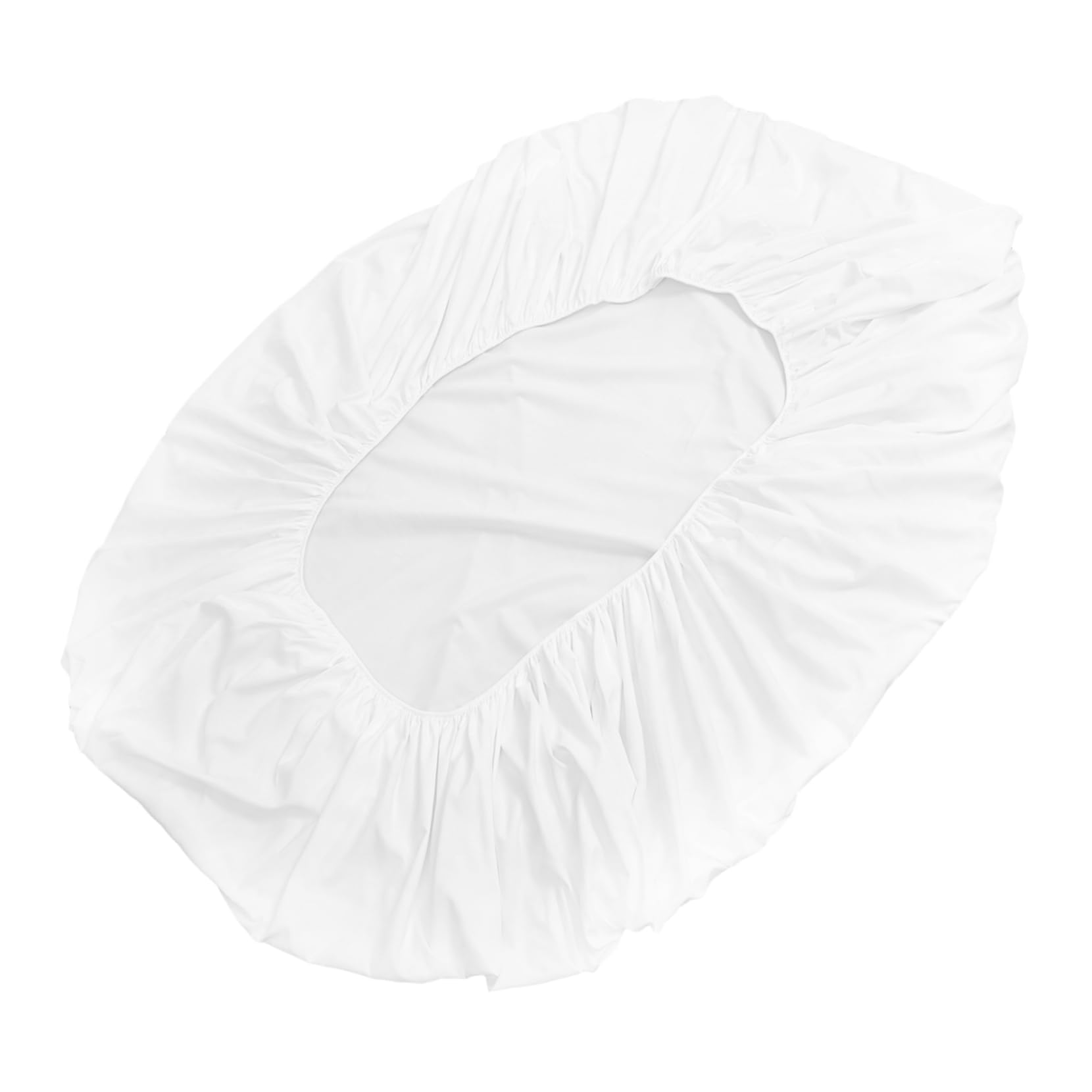 Drap housse coton respirant protection matelas anti-transpiration blanc