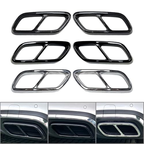 Queue de pot Mercedes W206 masquer les traces de suie en ABS