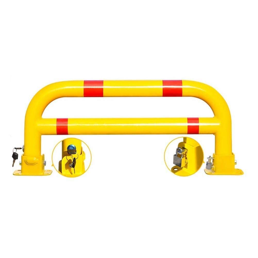 MOKLYF Parking Lock,Parking s Parking Foldable Column Parking Lock, Manual Parking Metal, 60 × 33Cm Bollard