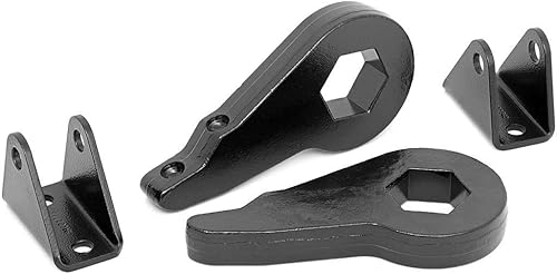 Rough Country Kit de elevación de nivelación de 2 pulgadas para Chevy Silverado y GMC Sierra 2500HD (2001-2010) con códigos FT - Aumenta la