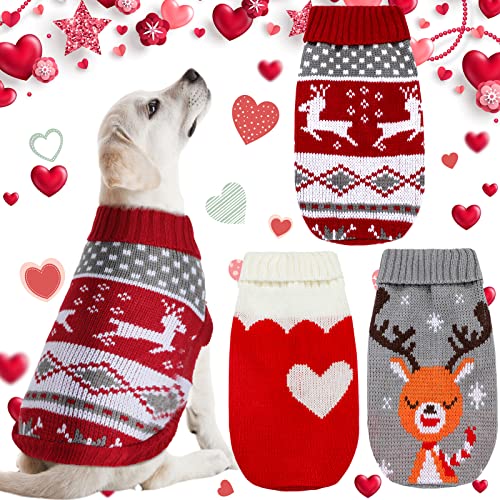 Vêtements de Noël pour chien frissonnant - Pull chaud et doux vintage XL - 2