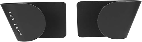 Cabilock - Organizador de 3 pares de tapas de pared para colgar en la pared, organizador de cocina, soporte para tabla de cortar, color negro