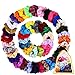 45 Pezzi Capelli Fasce Velluto, Elastico In Velvet Scrunchies, Colorato Forte Tenere Bobble Capelli Elastici Fascia Per le donne ragazze Accessori, 45 Colori
