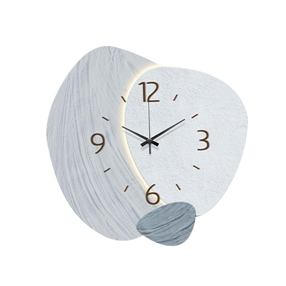 CTRLZS Nordic Wall Clock Home Decor Non Ticking Simple Wall Decor Decorative Clock C