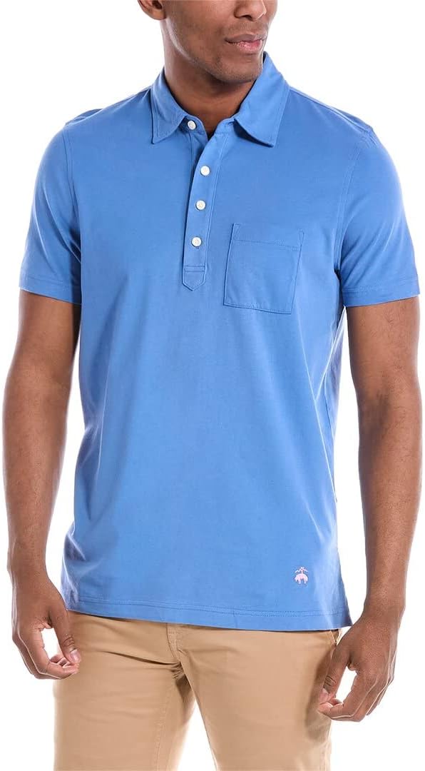 Brooks Brothers Men's Washed Cotton Jersey Polo