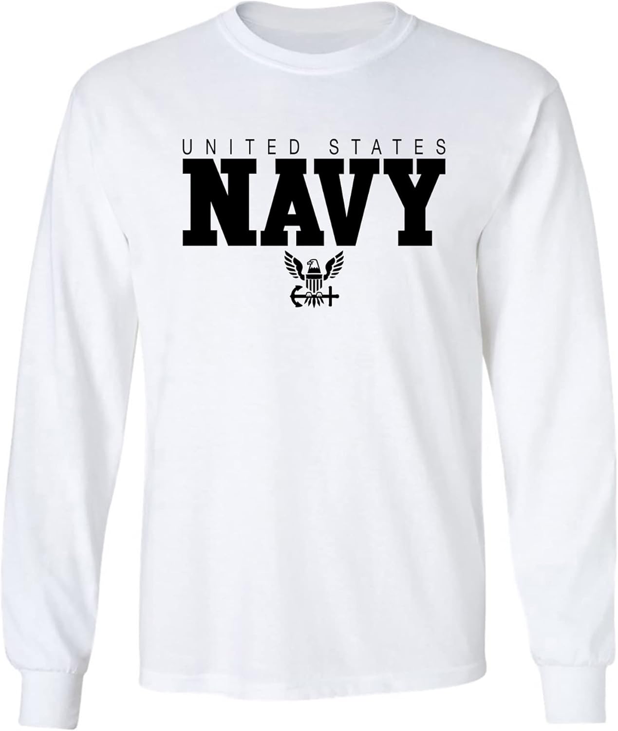 U.S. Navy Anchor Adult Long Sleeve T-Shirt