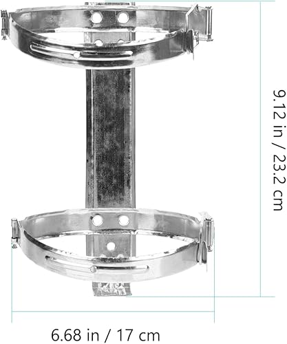 Miniatura 6 de Angoily Extintor de incendios pequeño, 2 piezas, soporte de montaje para extintor de incendios, soporte para extintor de incendios, colgador para el