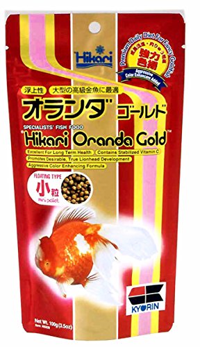 Hikari Oranda Gold - 100g Pellet Food for Adult, Baby, Young Aquariums Fish