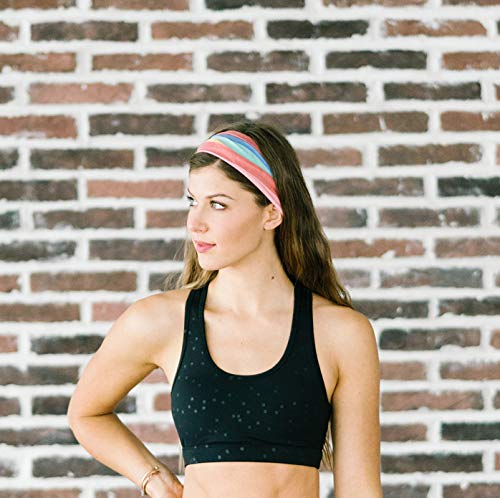Image of Maven Thread Wide Workout Headbands for Women - Non-Slip Sweatbands for Gym, Running & Yoga