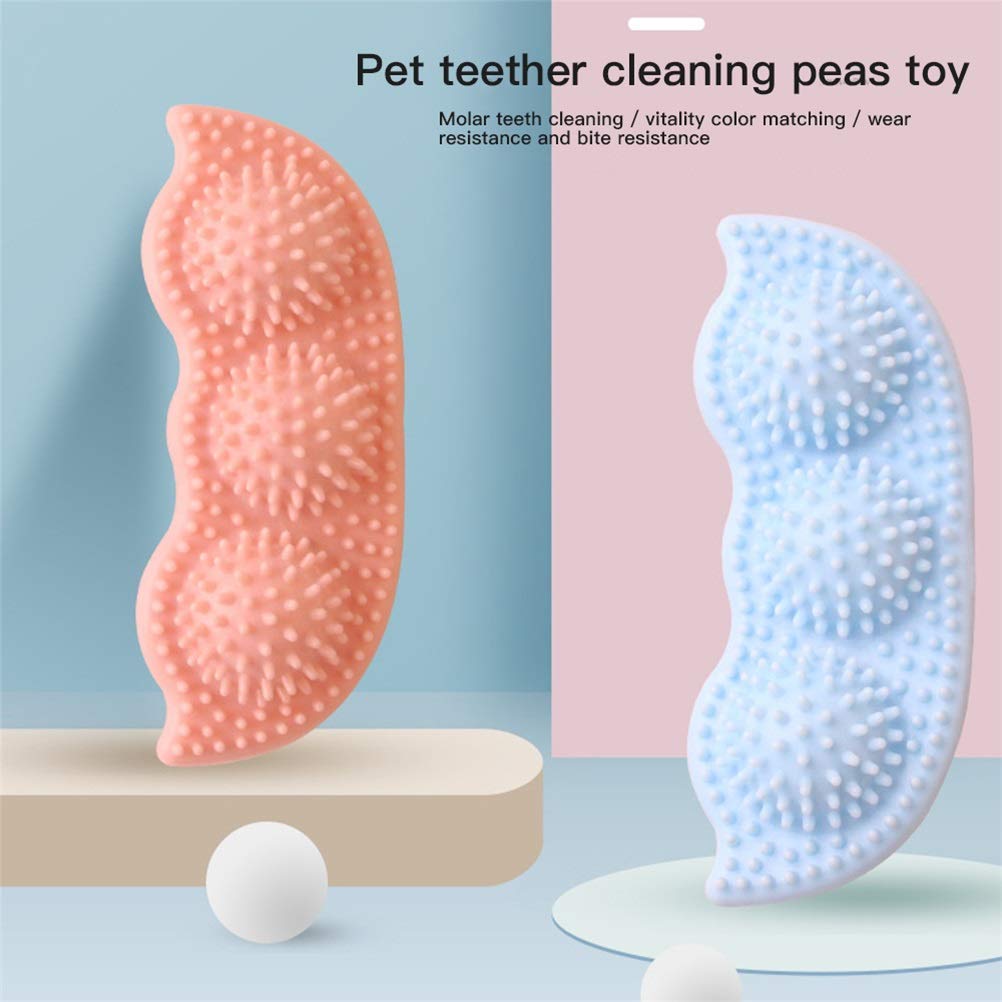 MU Pet Perro Jugue Pantalla Interactiva Bolas de Goma Interactivador Pet Perro Cat Puppy No Tóxico Juguetes de Juguetes de Maseo de Peluchos Masticos Juguetes de Mastico Limpieza de Limpieza de Limpi