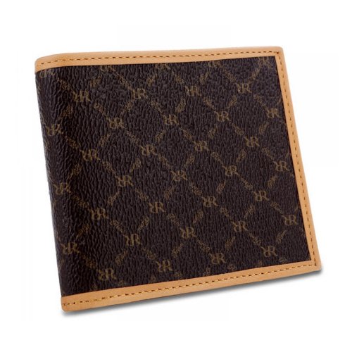 Signature Brown Men's Wallet w/Screen by Rioni Designer Handbags & Luggage