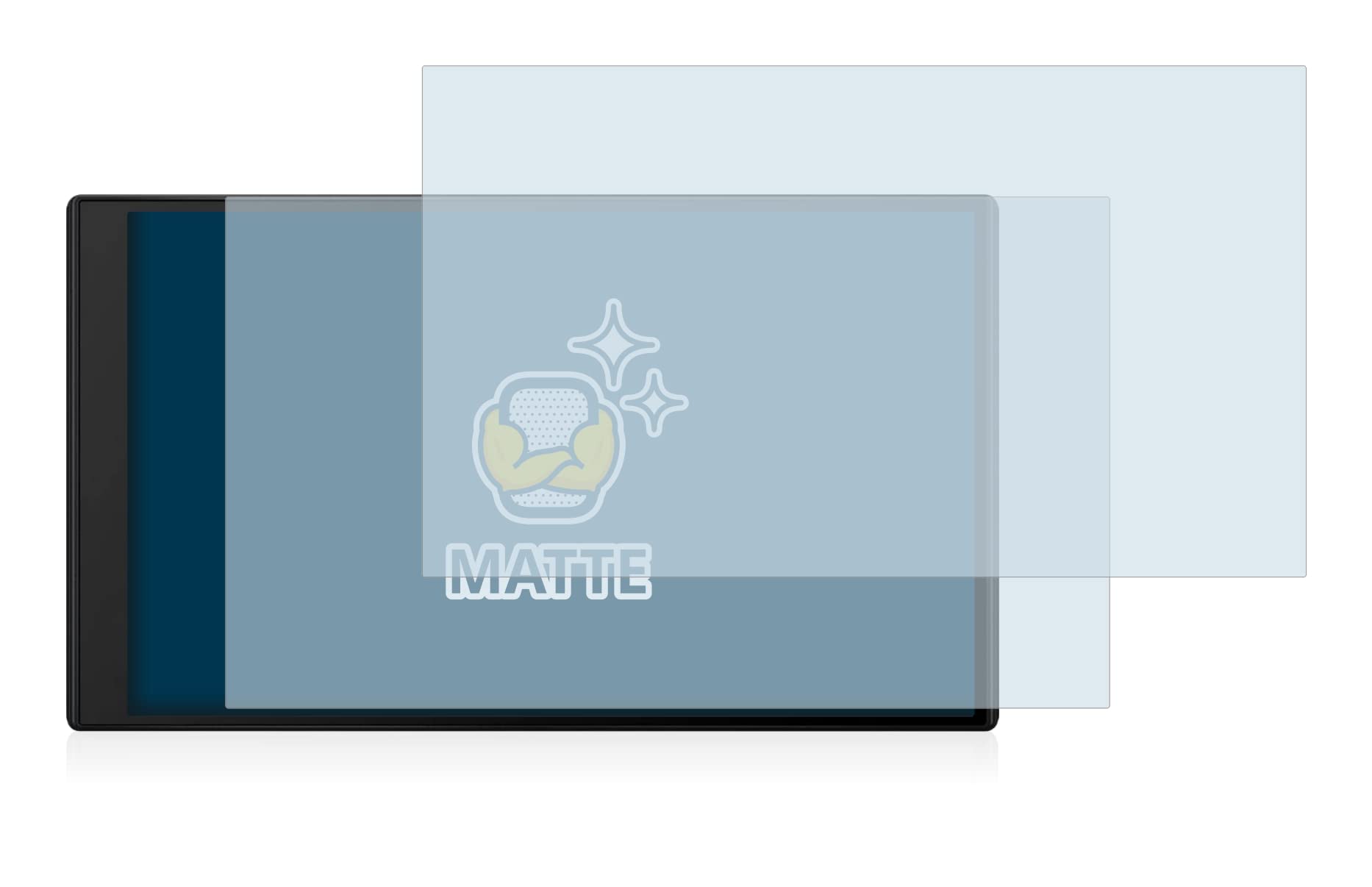 brotect Screen Protection Film 2-Pack Compatible with Garmin DriveSmart 76 MT-D Anti Glare Screen Protector [Matte, Scratch Proof]