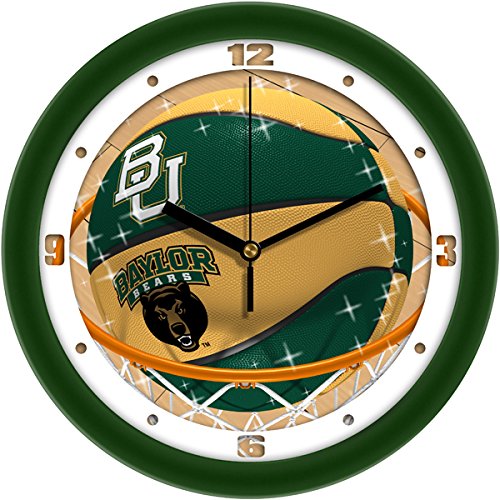 SunTimeNCAA Baylor Bears Slam Dunk Wall Clock