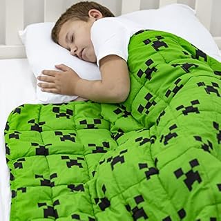 Rest Easy Gaming Weighted Blanket For Children & Adults | Heavy Blanket for Sleep, Stress Relief, Anxiety Relief & Sensory Calming Blanket For Great Sleep | 100% Super Soft Cotton Material