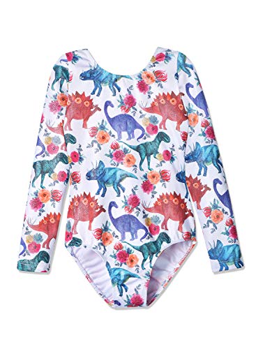 HOZIY Gymnastics Leotards for Girls Unicorn Pink Purple Sparkly Dancewear Activewear Quick Dry