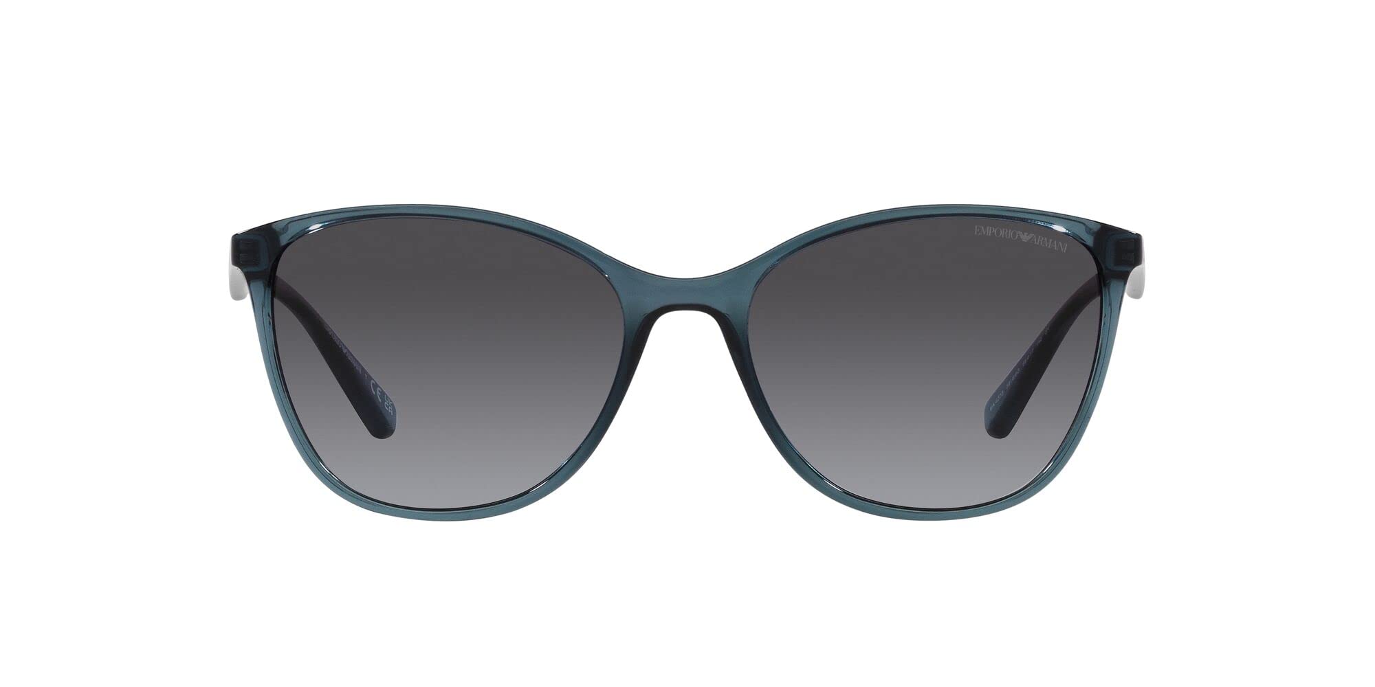 Emporio Armani Womens Ea4073 Cat Eye Sunglasses Transparent Blue