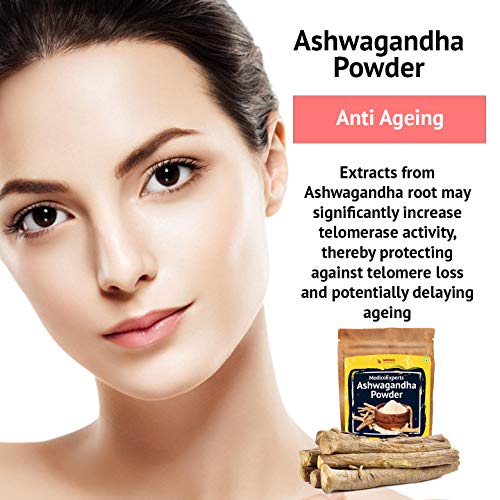 Image of MEDICO EXPERTS Ashwagandha Powder, Safed Musli Powder, White Kaunch Beej Powder - 300gm (100gm x 3 pack) | 100% Pure & Natural | For Strength, Stamina, Performance, Vitality, Natural Immunity