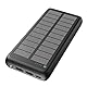 Solar Powerbank 27000mAh, Hiluckey Tragbare Solar Ladegerät 3A USB-C Power Bank mit 3 Ausgängen Schnellladung Externer Akku für Smartphones, Tablets und mehr