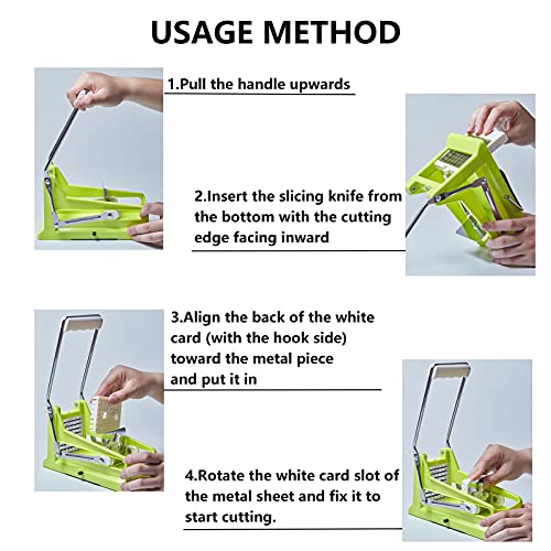 Cortadora manual para papas y verduras en acero inoxidable miniatura 6