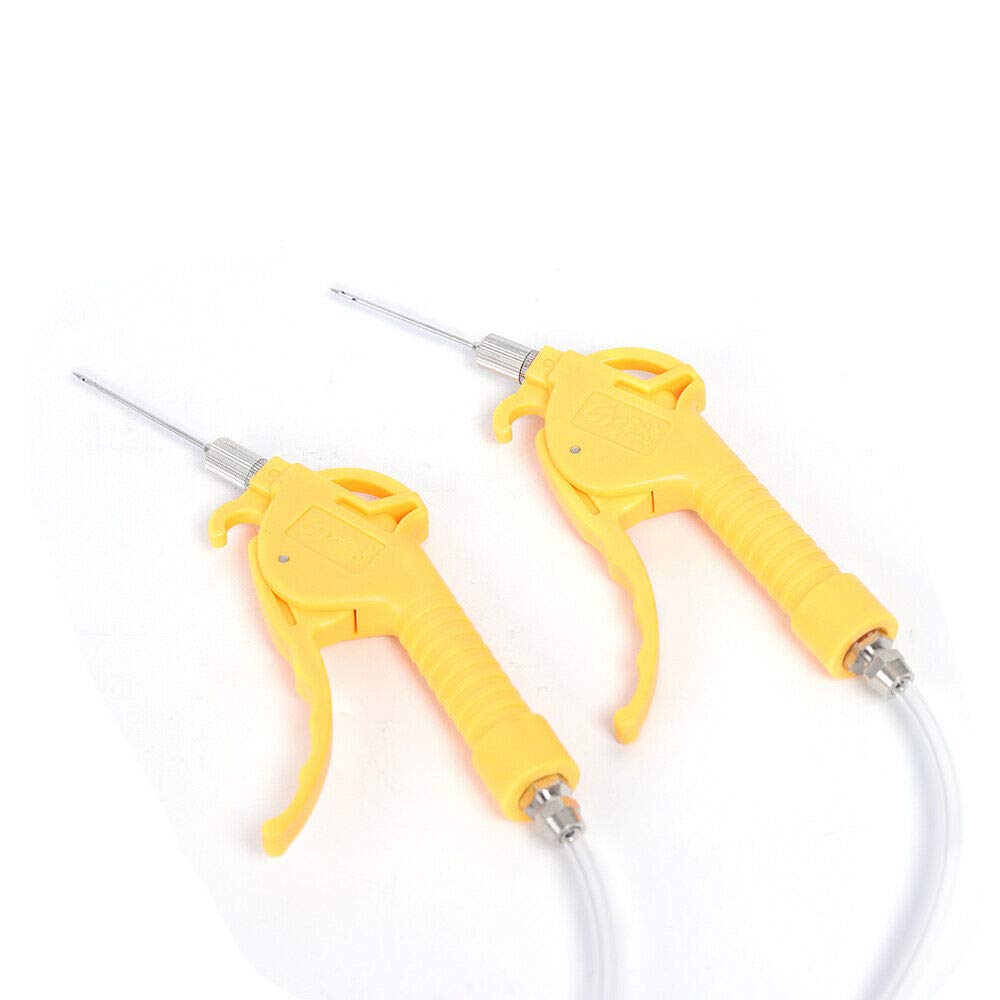Electric Meat Injector Gun Pump with Hose, 50W Automatic Marinade Injector Meat Syringe Single Gun with 10 Stainless Steel Needle for Roast Turkey, Pork, Beef