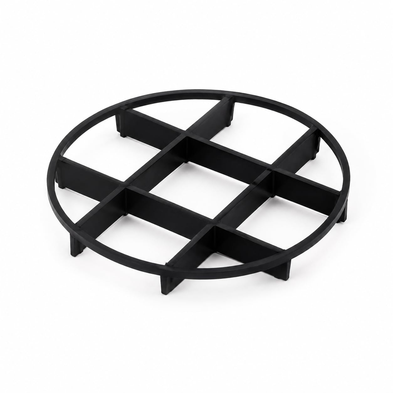 predolo Plant Riser, Breathable Pot Feet for Pots, Fits 15cm & 20cm Diameter Flower Pots, Black Plant