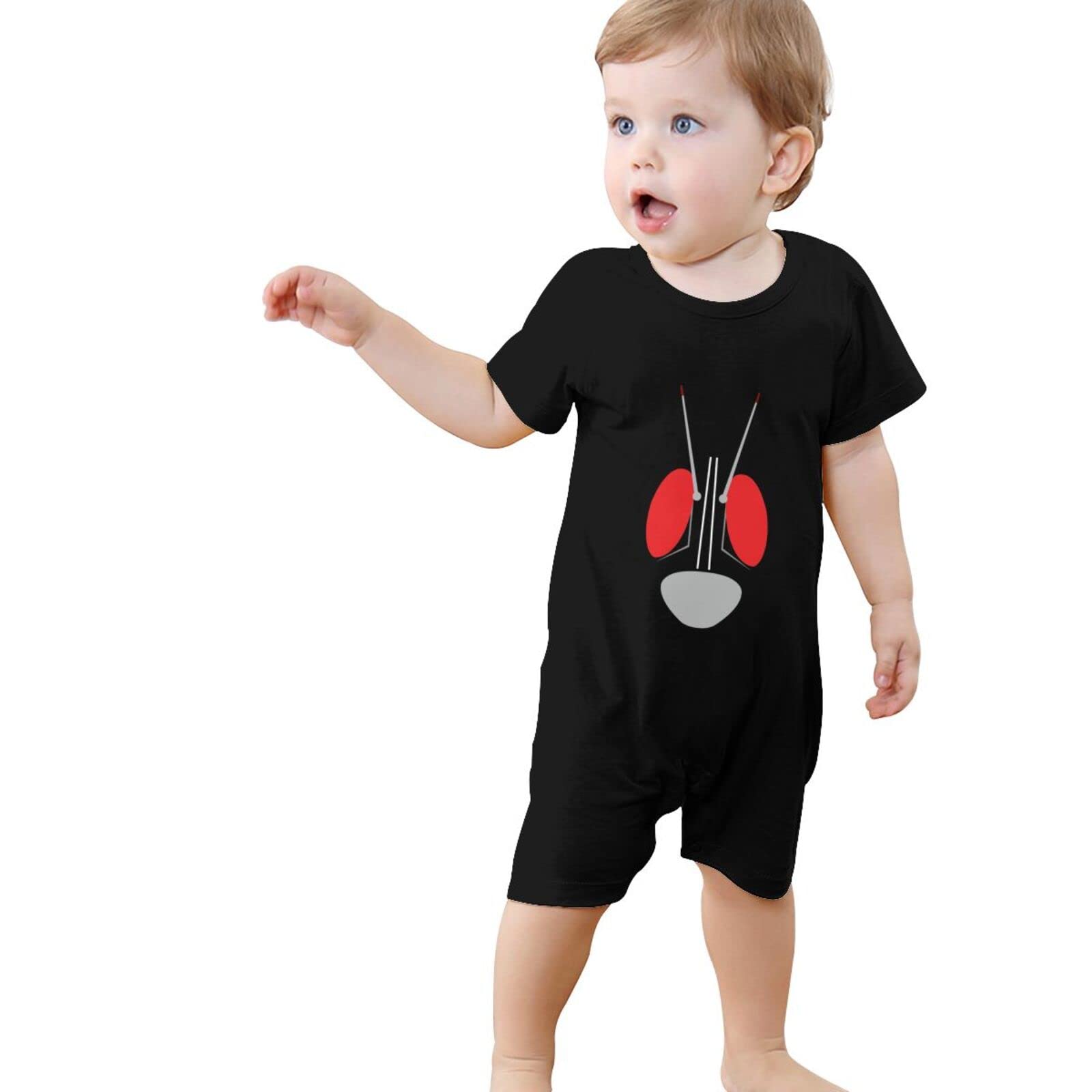 Amazon.co.jp: 仮面ライダー1号 ベビー服 半袖 綿100% ロンパース 子供 