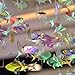 Glitter Origami Paper: 100 Sheets 10 Colors Shiny Iridescent Paper - 6 Inch Square Colored Paper for DIY Decoration, Scrapbook Decor, Folding Crafts, Arts and Crafts Projects