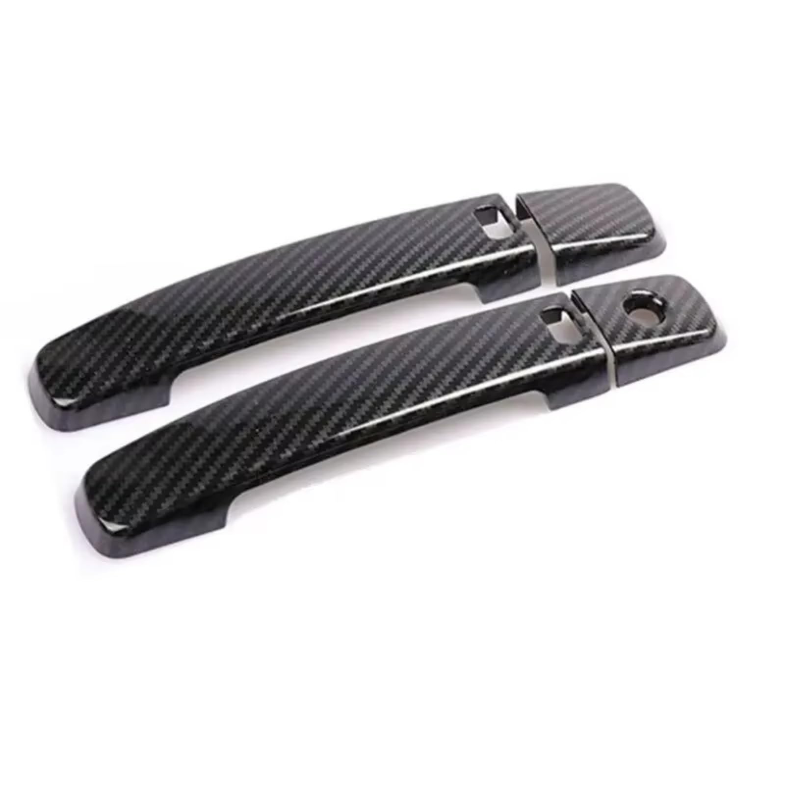 Qdzvalumv Carbon 2 Buttons Car Door Handles Cover Shell Compatible With Nissan For Xterra 2005-2015 Car Exterior Door Handle Cover Decoration Styling Accessories Set(Carbon 2 Buttons)