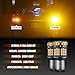 NATGIC Amber/Yellow BAU15S PY21W 7507 LED Turn Signal Light Bulbs 3700LM 3030 45SMD Canbus Error Free Anti Hyper Flash for Car Front or Rear Turn Signal Lights (Pack of 2)