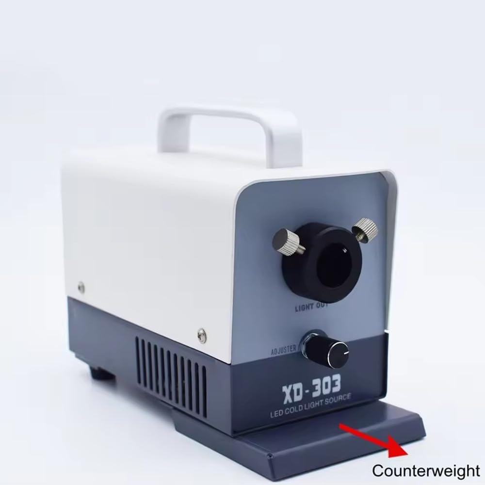 20W Portable LED Fiber Optic Microscope Endoscope Medical Cold Light Source with Handle XD-303-20W