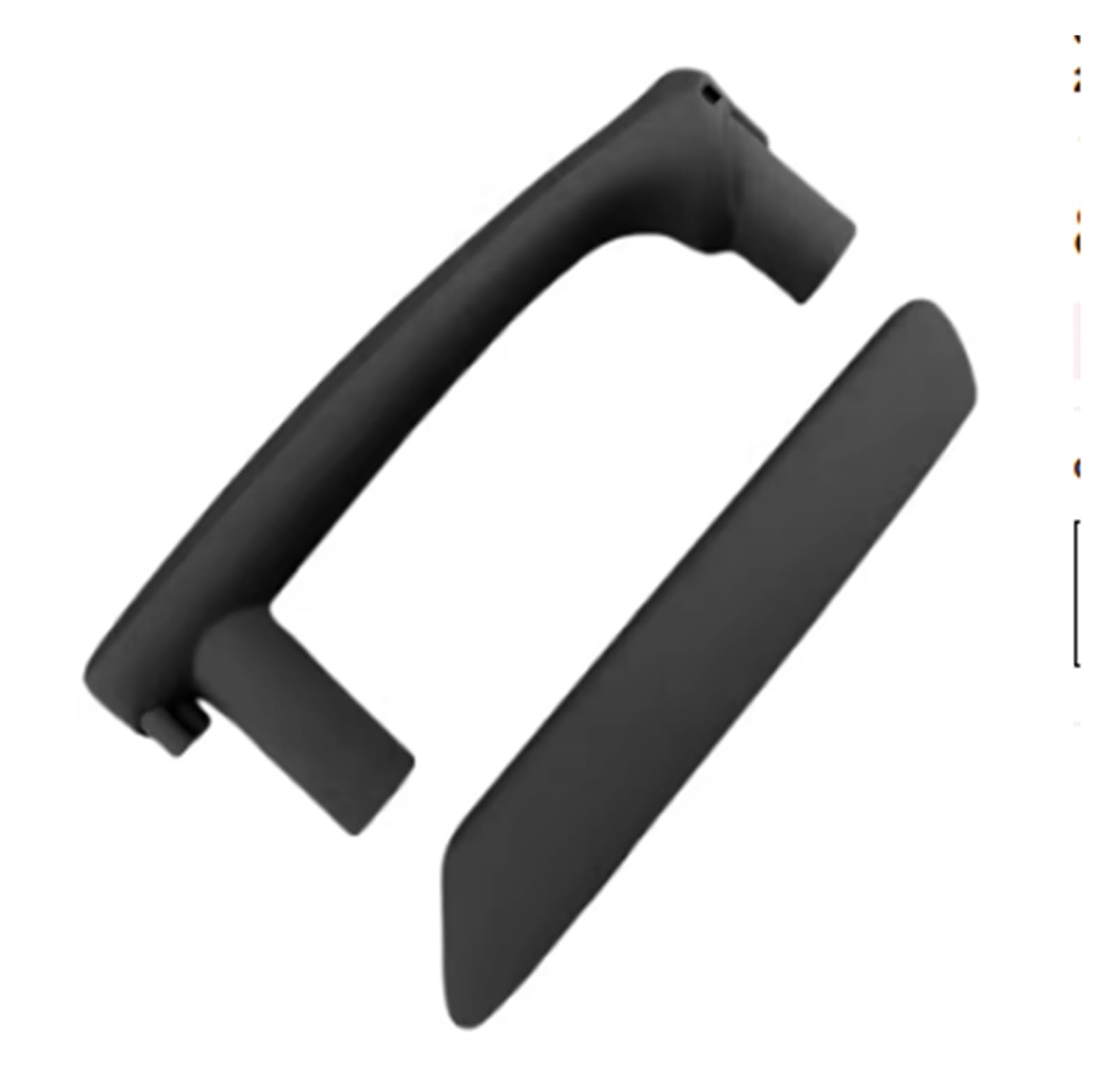 MASHRGX Car Rear Right Interior Door Pull Grab Handle for VW for Passat B5 1998 1999 2000 2001 2002-2005 3B4867180B Black/Grey/Beige(Black)