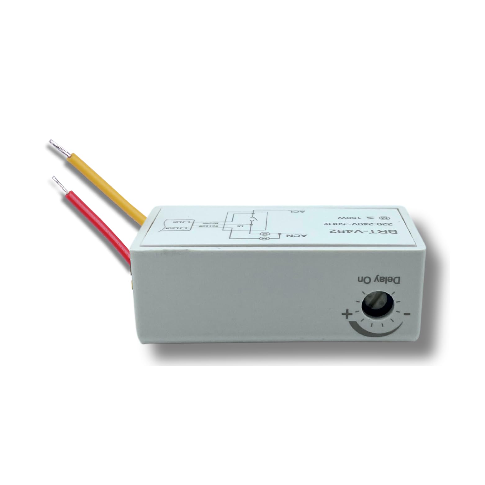 AirTech-UK Electronic Delay-off and Delay-on Timer Module Switch Fan and Light, White - Image 2