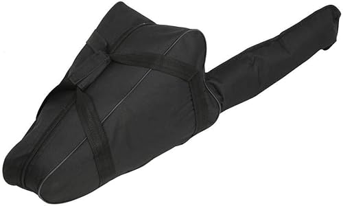 Miniatura 9 de Bolsa de motosierra, bolsa de transporte portátil pequeña para motosierra, funda de tela Oxford impermeable, para motosierras de 12"14"16" (negro)