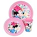 Set Vajilla Infantil Reutilizable De 3 Piezas: Vaso, Plato Y Cuenco | Minnie Feel Good