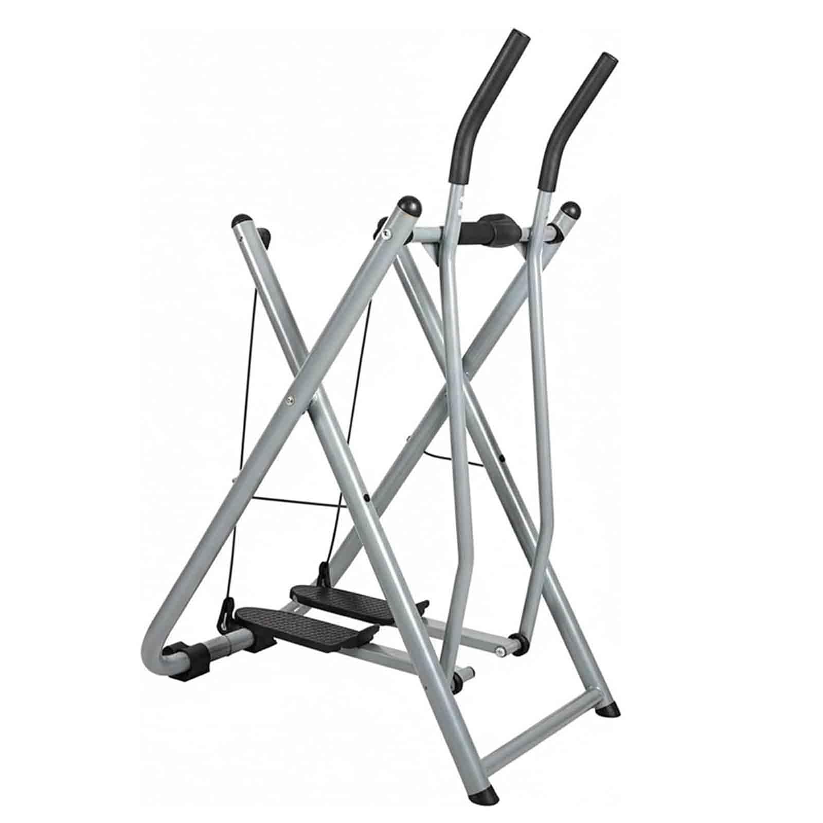 Entrenador cruzado portátil 2 en 1 de Air Walker, máquina de ejercicio de cuerpo completo plegable compacto para entrenamientos de cardio en el hogar y de oficina, solución de bajo impacto y ahorro de